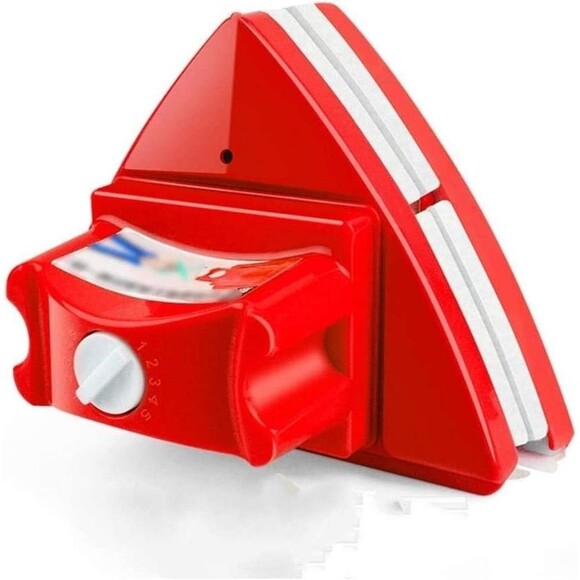 Outside Magnetic Window Cleaner, Double-Sided Brush Glass Wiper Cleaning Tools, - Picture 1 of 15